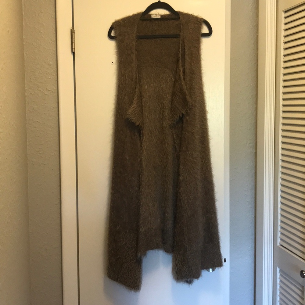 Long sweater vest